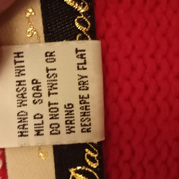 Vintage Dana Scott Embellished Hoilday Ugly Christmas Sweater New Years Eve Sz L - Picture 8 of 9